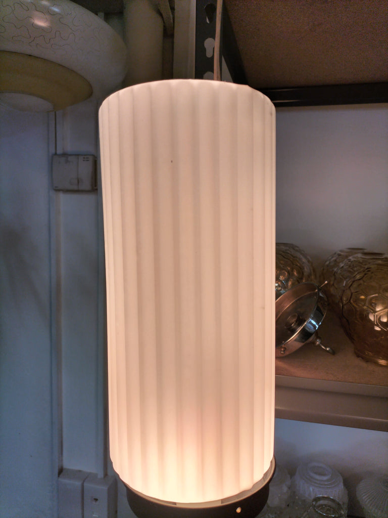 Retro Plastic cylinder shade
