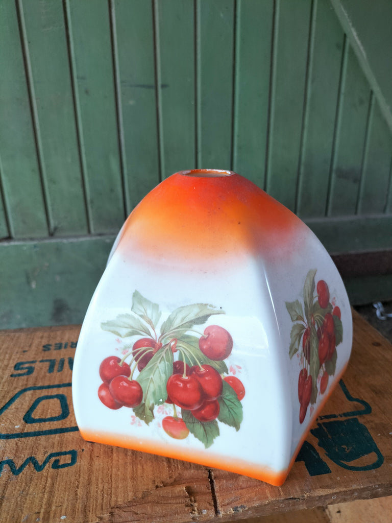 Cherries themed old lightshade