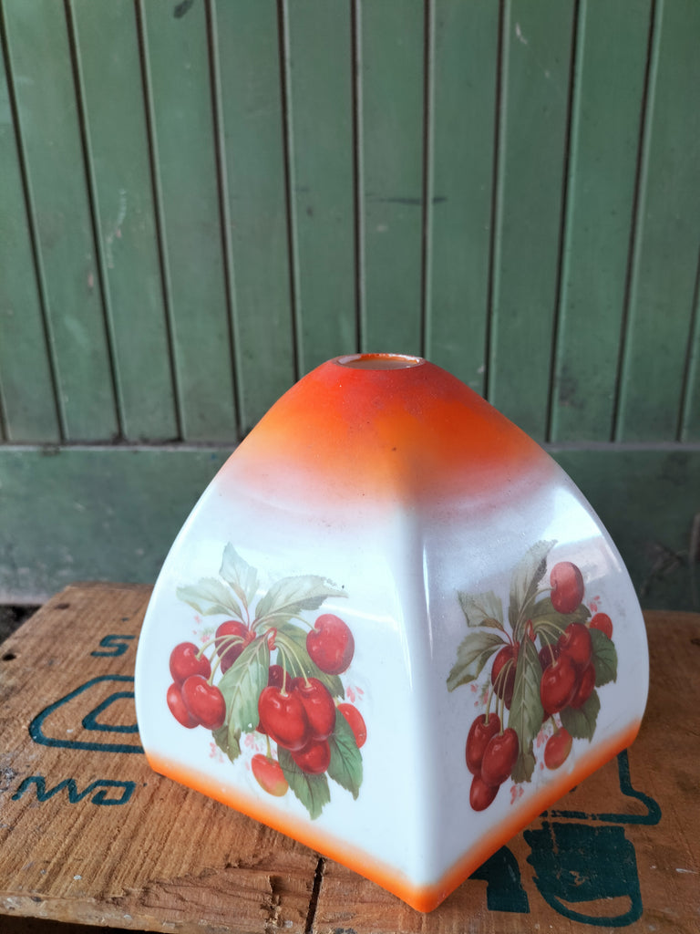 Cherries themed old lightshade