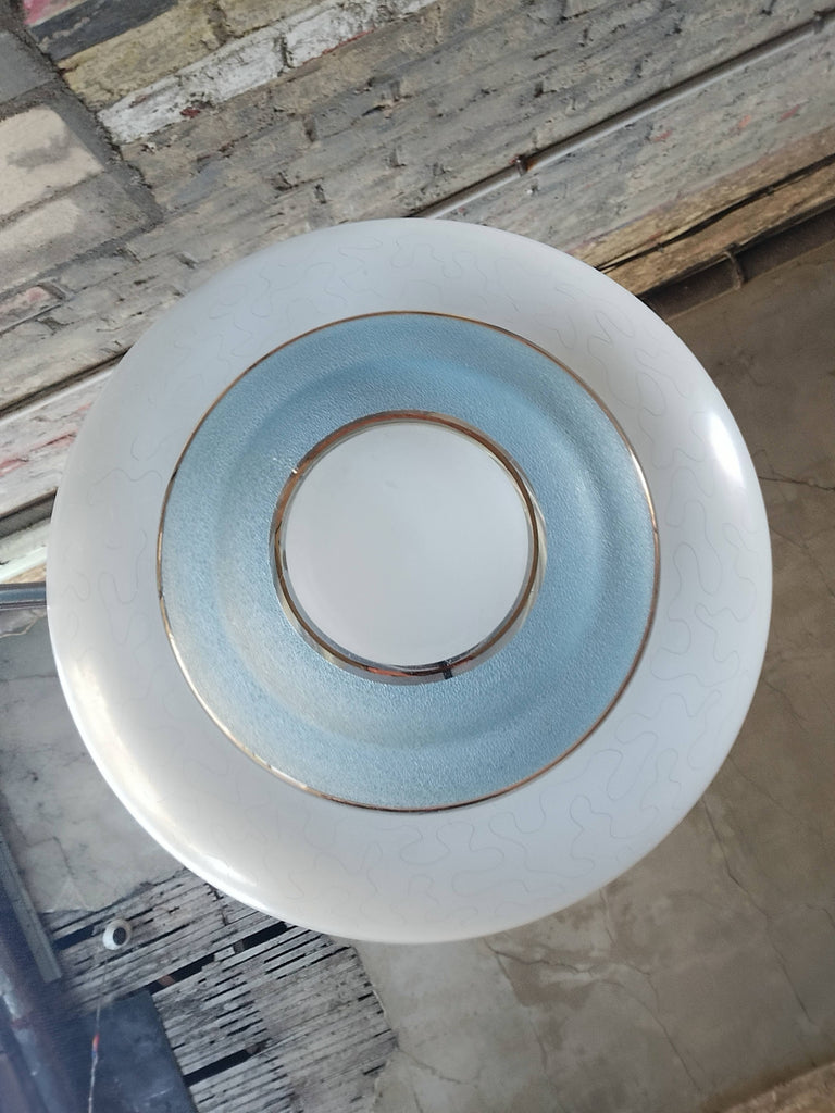 1950's Mid Century UFO Shade Blue    FU2