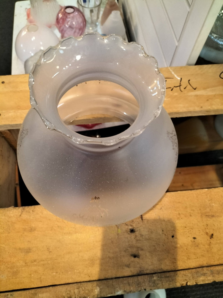 Frosted Etched Replacement Lampshade  White RL11
