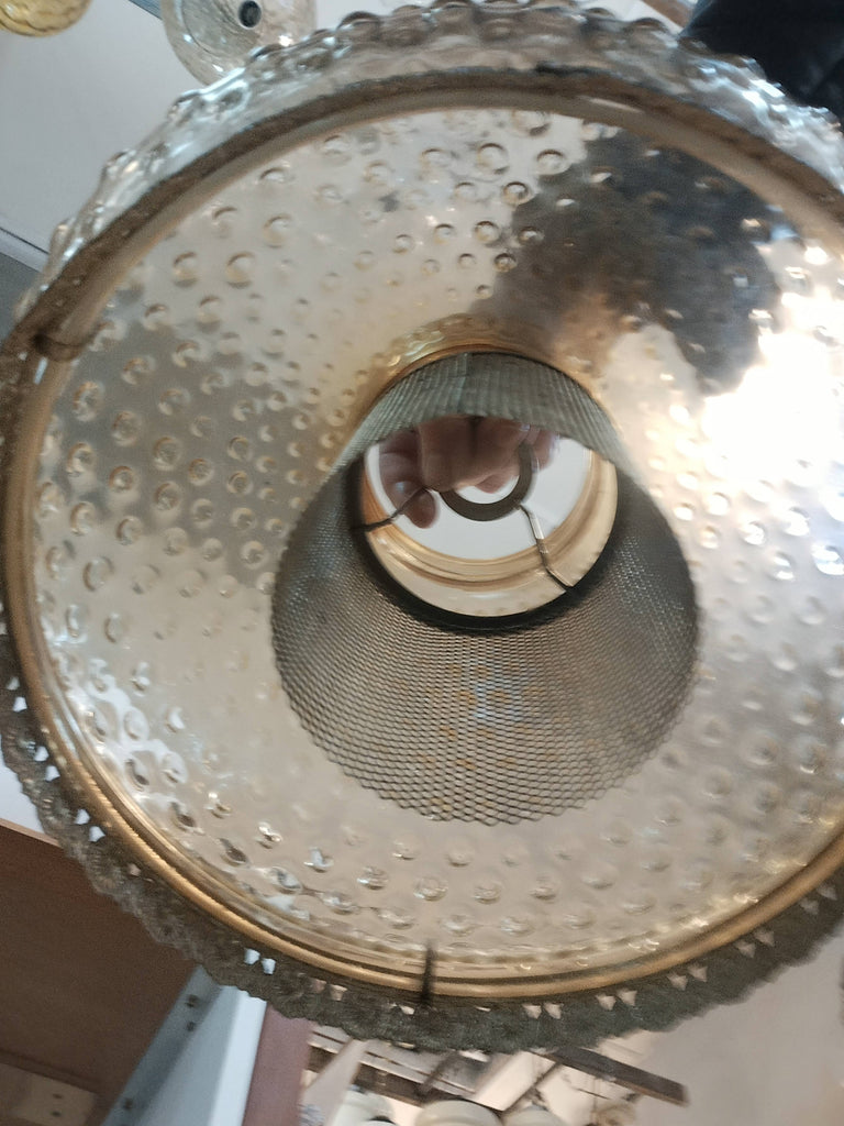 Large Retro Feature Light with Wire Cage    BB5