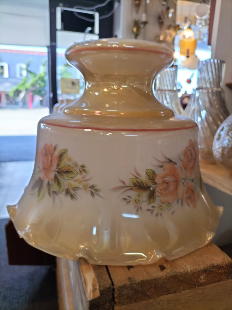 1980's Lampshade Floral     a82