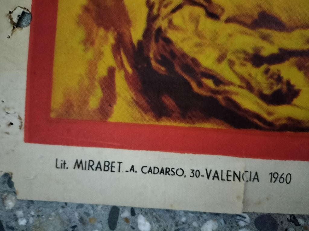 Vintage Spanish Helen of Troy Movie Poster