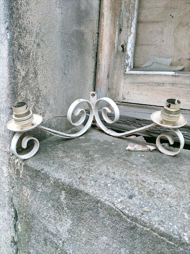 Double Arm Wrought Iron