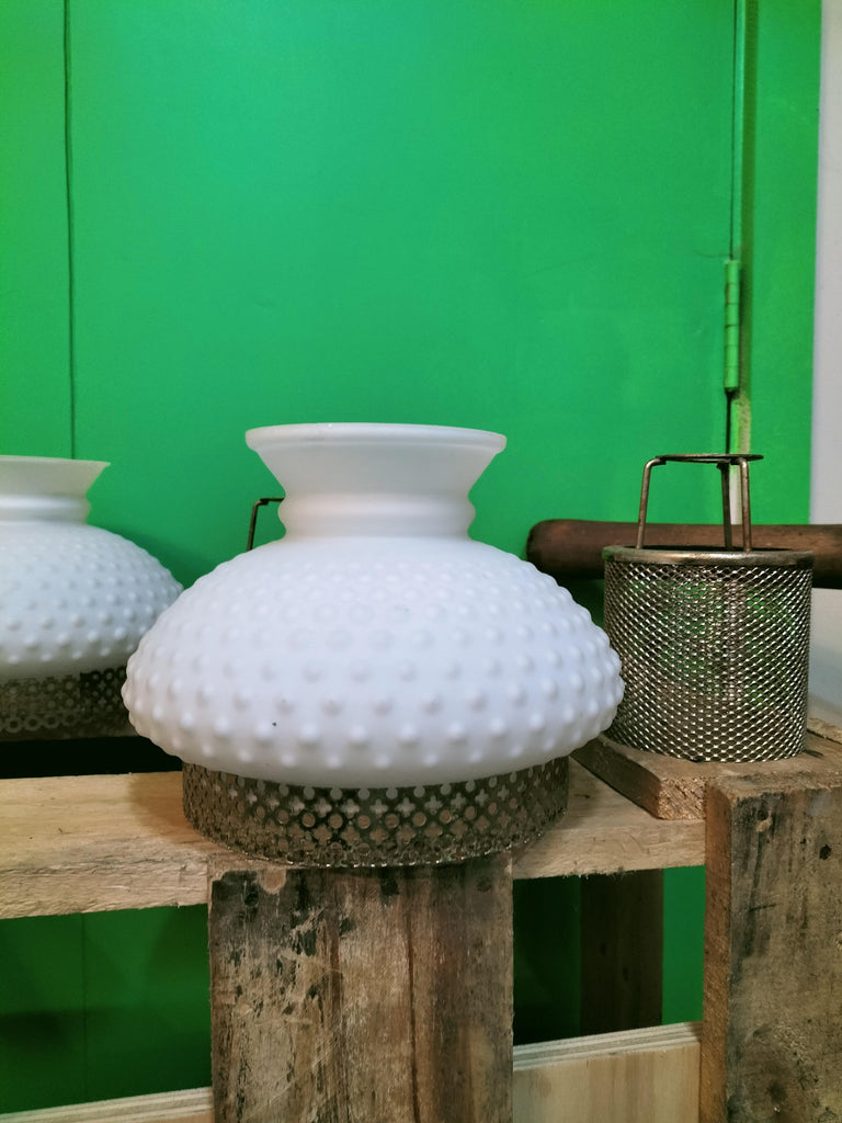 Hobnail Shade with cage     HN15